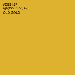 #DEB12F - Old Gold Color Image